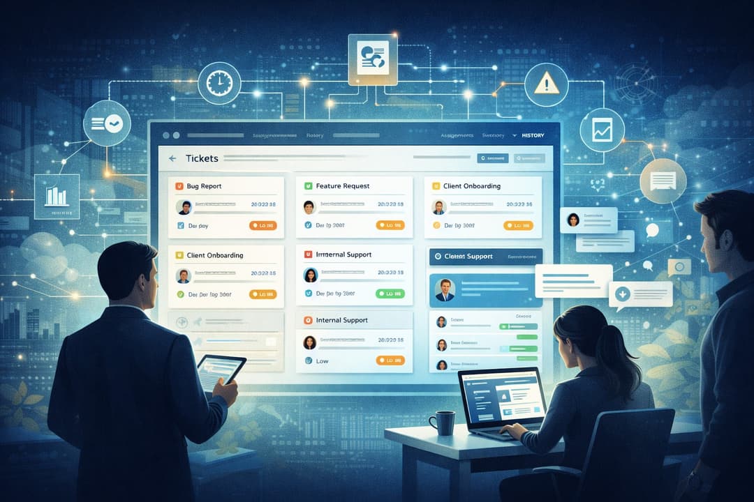 Task Observation Sheet Ticketing System for Work Management & Collaboration | Aventus